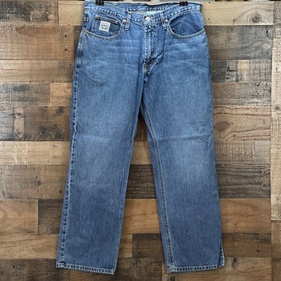 Cinch Jeans White Label Bootcut Mens 36x32 Blue Denim Pants - Picture 3 of 8